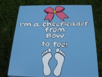 Cheerleader Toe to Bow