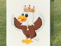 Eagle with crown