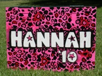 Hannah 10 pink Leopard