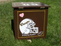 Heart Football Helmet