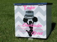 Chevron Stripe cheerleader