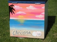 Pastel Beach Sunset