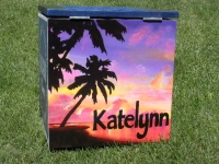 Palm tree sunset